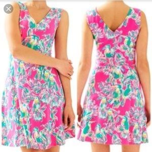 Lilly pulitzer dahlia toucan dress small nwot